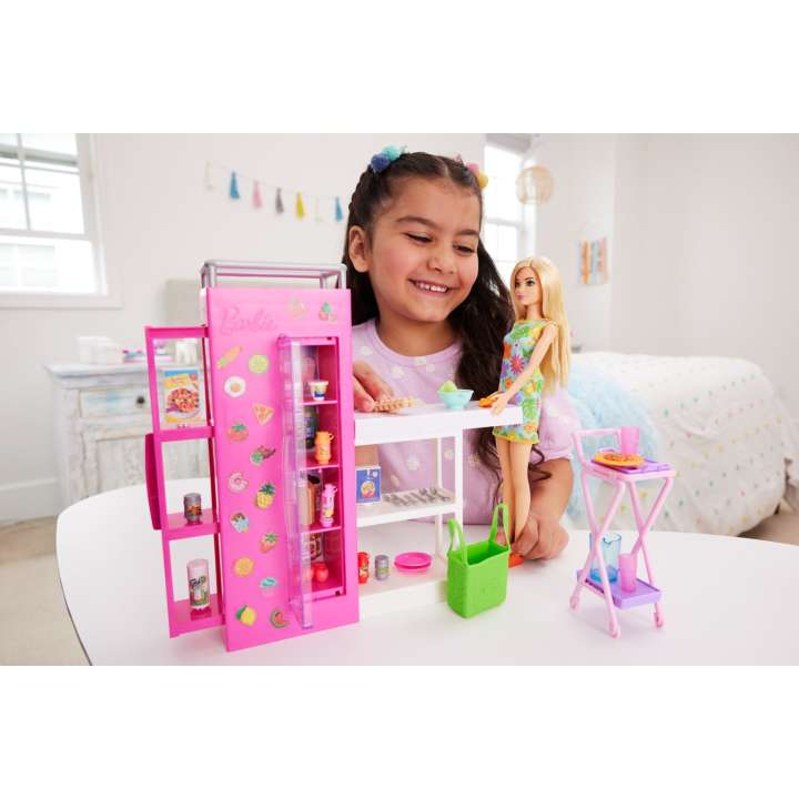 Load image into Gallery viewer, Barbie Doll And Ultimate Pantry Playset
