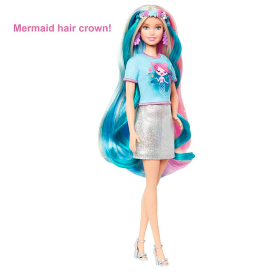 Barbie Fantasy Hair Fashion Doll - Colorful Blonde