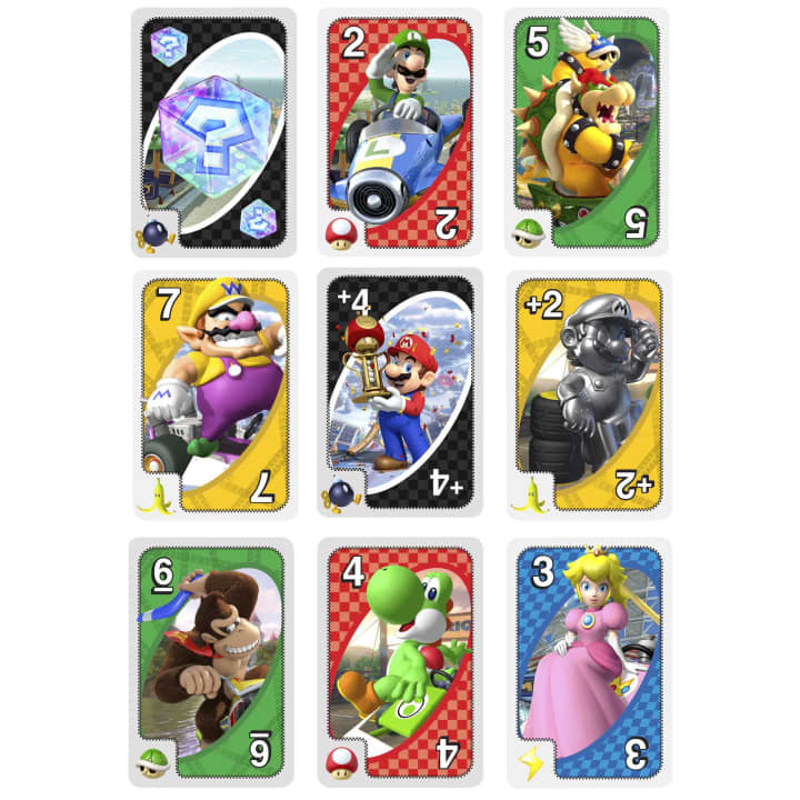 Load image into Gallery viewer, Mario Kart Uno Card Game
