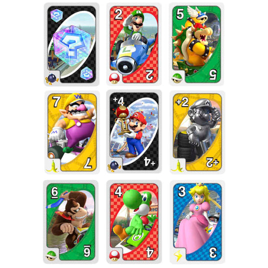 Mario Kart Uno Card Game