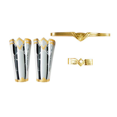 Ww2 Movie Wonder Woman Kit Adult Silver One Size Fits All
