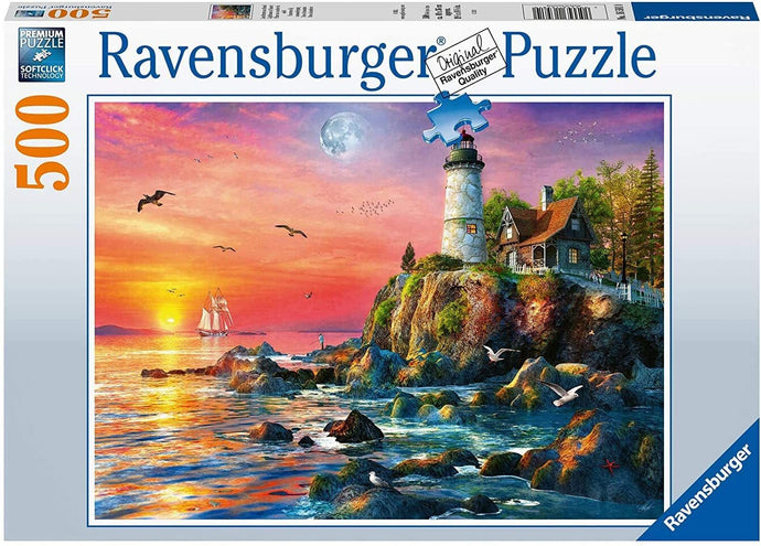 Lighthouse at Sunset - 500 Pieces