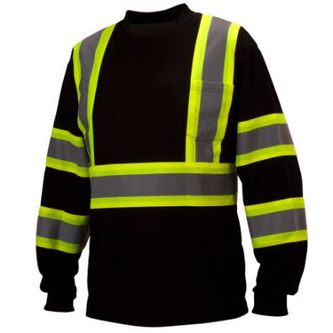 Pyramex RCLTS3111 Type O Class 1 X-Back Two-Tone Long Sleeve Safety Shirt Size 4XL