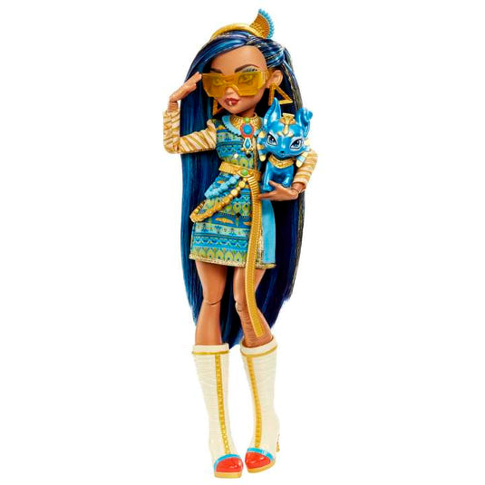 Monster High Cleo De Nile Doll With Pet And Accessories