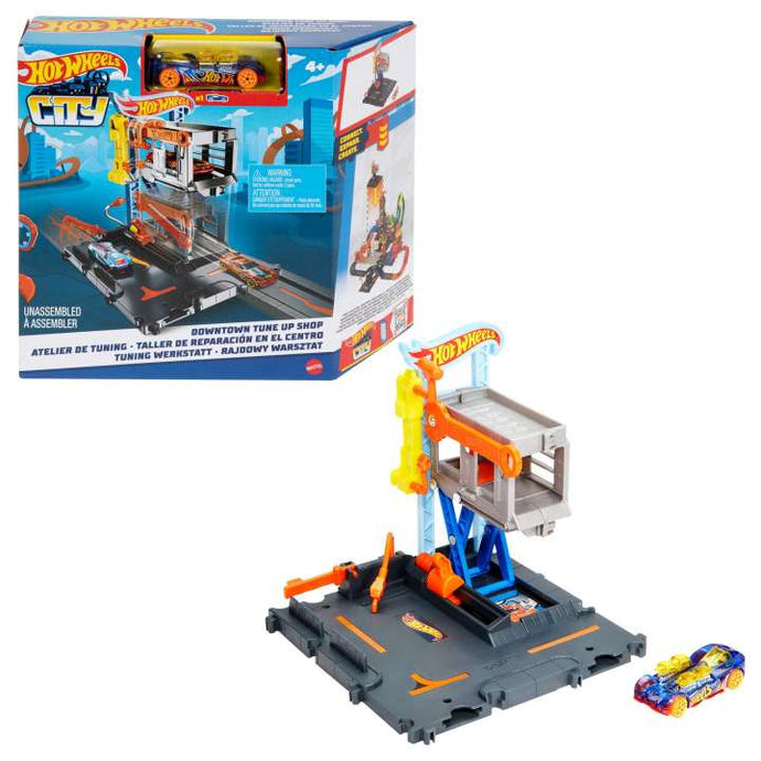 Hot Wheels City Downtown Repair Station Playset