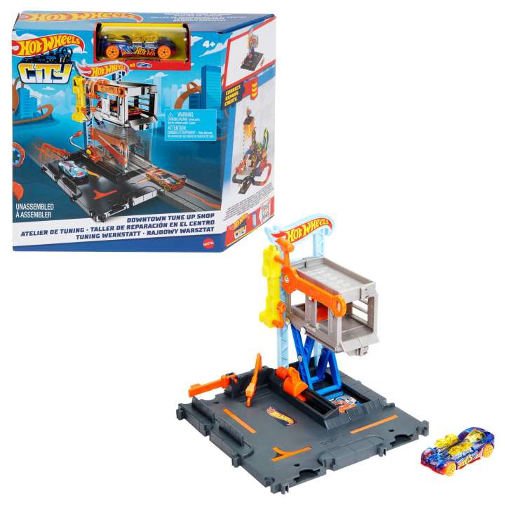 Load image into Gallery viewer, Hot Wheels City Downtown Repair Station Playset
