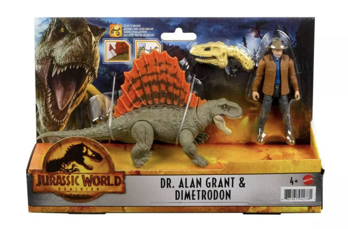 Jurassic World Dominion Dr Alan Grant & Dimetrodon