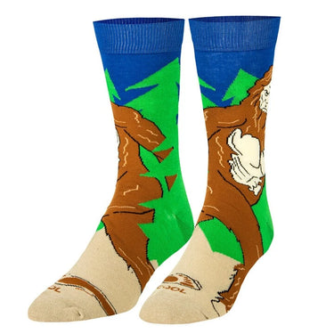 Odd Sox Sasquatch Men's Crew Socks Size L