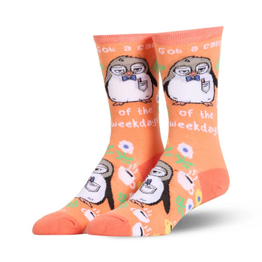 Odd Sox Got A Case of the Weekdays Women's Crew Socks Size M