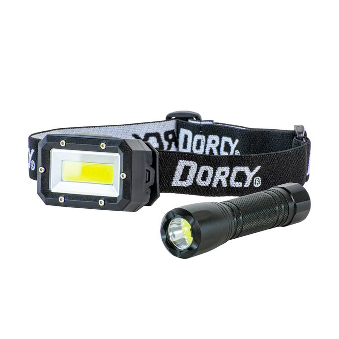 DORCY HEADLAMP AND FLASHLIGHT COMBO