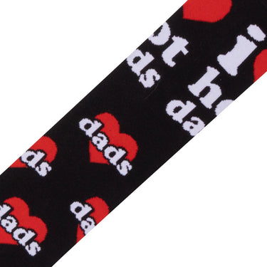 Odd Sox I Love Hot Dads Women's Crew Socks Size M