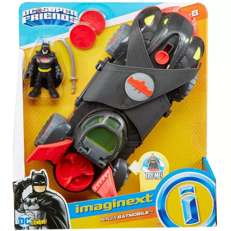 Load image into Gallery viewer, Imaginext DC Super Friends Ninja Armor Batmobile
