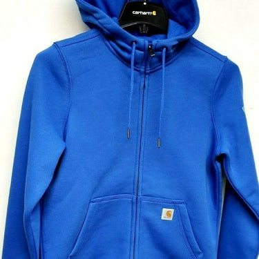 Carhartt Women's Relaxed Fit Midweight Full-Zip Sweatshirt (Hyper Blue) 3XL