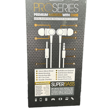 Sentry MetalPro Wired Earbuds