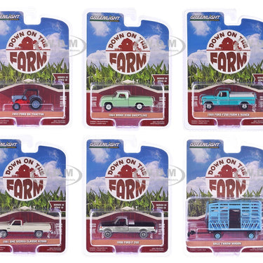 Greenlight Down on the Farm Series 10 Die-Cast Cars (Sold Separately)