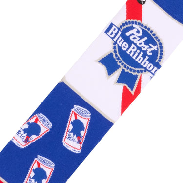 Odd Sox Pabst Blue Ribbon Men's Crew Socks Size L
