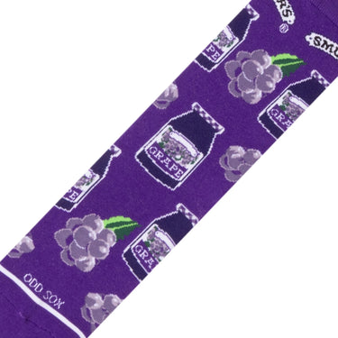 Odd Sox Smucker's Grape Jelly Crew Socks Size L