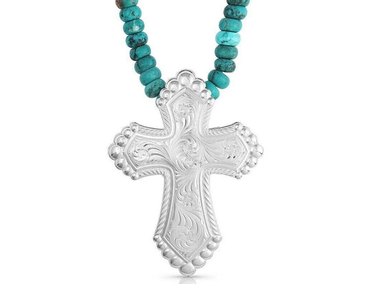 Montana Silversmiths Necklace Women's Authentic Faith Stone
