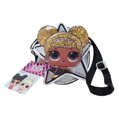L.O.L Surprise! Crossbody Bag, Silver/ Black