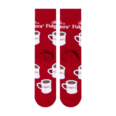 Odd Sox Folgers Mugs Crew Socks Size M