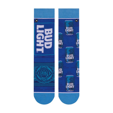 Odd Sox Bud Light Split Men's Crew Socks Size L