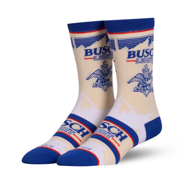 Odd Sox Busch Light Retro Crew Socks Size L