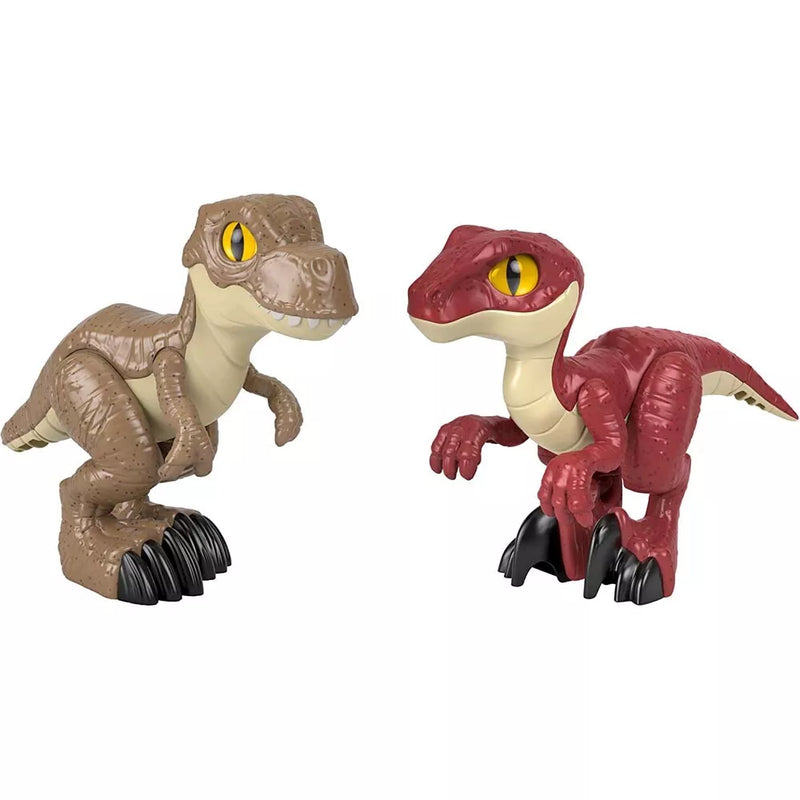 Load image into Gallery viewer, Imaginext Jurassic World T-Rex and Raptor Playset
