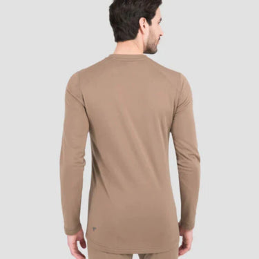 Terramar Men's 4.0 Military Fleece Heritage Crew (Brown) Size XL
