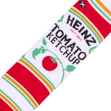 Odd Sox Heinz Ketchup Split Men's Crew Socks Size L
