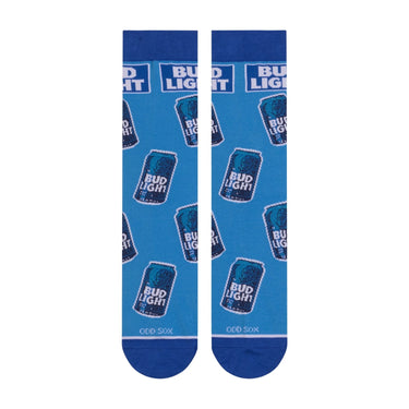 Odd Sox Bud Light Cans Crew Socks Size L