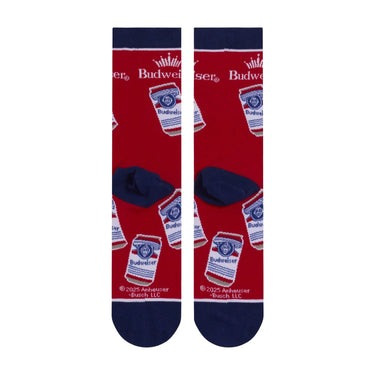Odd Sox Budweiser Cans Crew Socks Size L