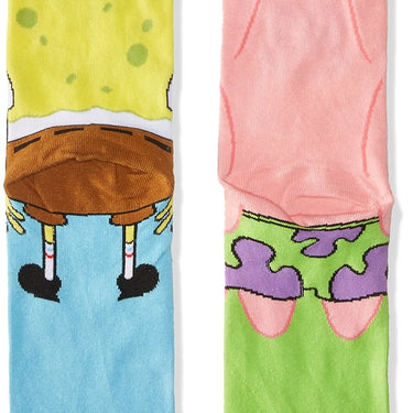Odd Sox SpongeBob & Patrick Knit Men's Crew Socks Size L