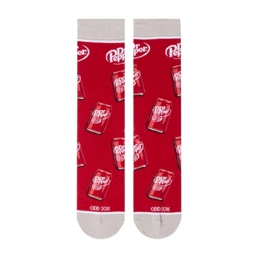 Odd Sox Dr Pepper Cans Crew Socks Size L