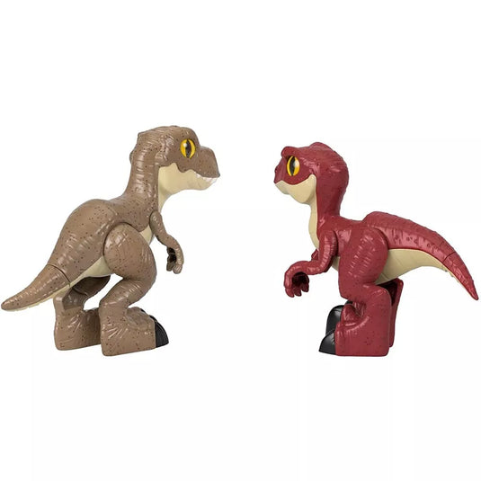 Imaginext Jurassic World T-Rex and Raptor Playset