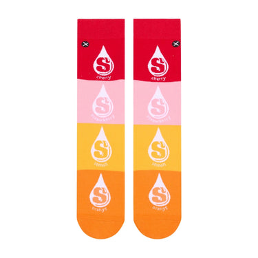 Odd Sox Starburst Chews Men's Crew Socks Size L