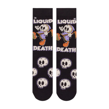 Odd Sox Liquid Death Vintage Cartoon Men's Crew Socks Size L
