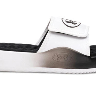 Under Armour Ignite Pro 8 Men's Slides (White/Galaxy Black) Size 10