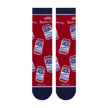 Odd Sox Budweiser Cans Crew Socks Size L