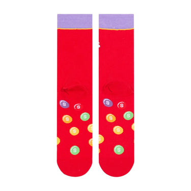Odd Sox Skittles Pile Men's Crew Socks Size L