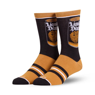 Odd Sox Liquid Death Sparkling Water Crew Socks Size M