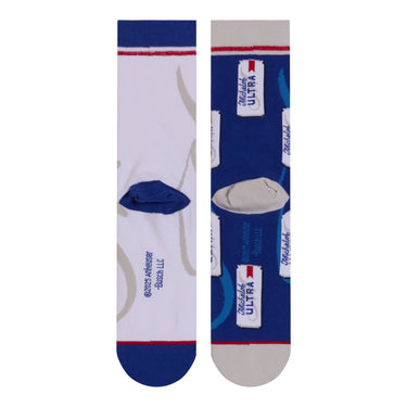 Odd Sox Michelob Ultra Split Men's Crew Socks Size L