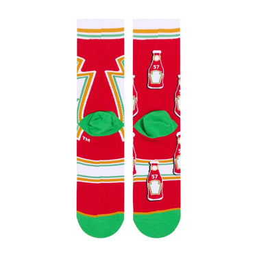 Odd Sox Heinz Ketchup Split Men's Crew Socks Size L
