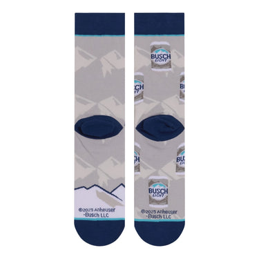 Odd Sox Busch Light Split Men's Crew Socks Size L