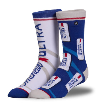 Odd Sox Michelob Ultra Split Men's Crew Socks Size L
