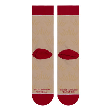 Odd Six Budweiser Split Men's Crew Socks Size L