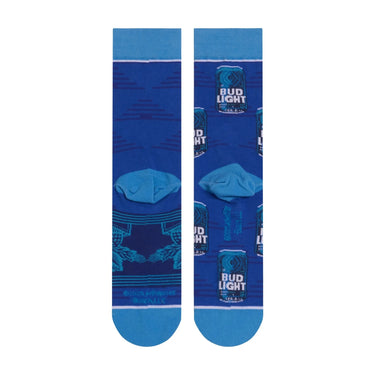 Odd Sox Bud Light Split Men's Crew Socks Size L