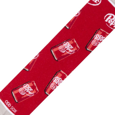 Odd Sox Dr Pepper Cans Crew Socks Size L