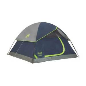 Load image into Gallery viewer, Coleman Sundome 3-Person Camping Tent | Navy/Gray
