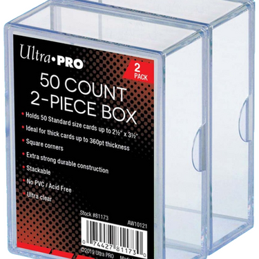Ultra PRO Two Piece Card Storage Boxes 50 CT
