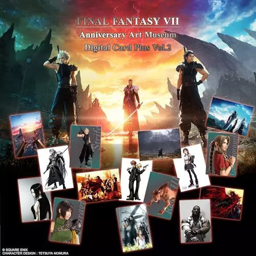 FINAL FANTASY VII Anniversary Art Museum Digital Card Plus Vol.2 (1 pack per purchase)